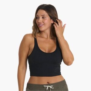 NWT Vuori Halo Performance Crop, Black, Size XS